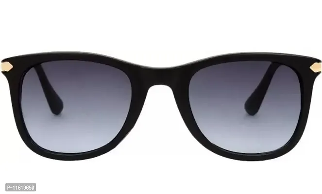 Fabulous Black Plastic Wayfarer Sunglasses For Men