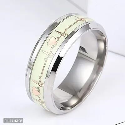 Alluring Silver Stainless Steel   Rings For Men