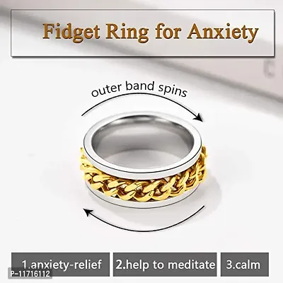 Alluring Silver Stainless Steel   Rings For Men-thumb2