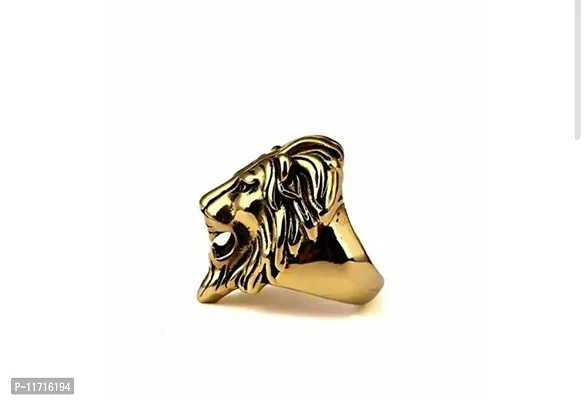Alluring Golden Stainless Steel   Rings For Men-thumb3