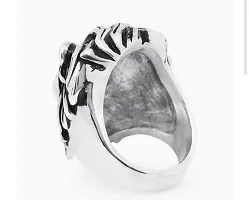 Alluring Silver Stainless Steel   Rings For Men-thumb1