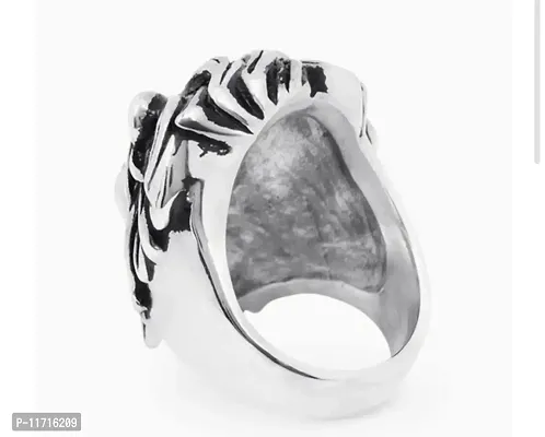 Alluring Silver Stainless Steel   Rings For Men-thumb2