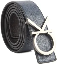 Stylish Fancy Faux Leather Solid Belts For Men-thumb1