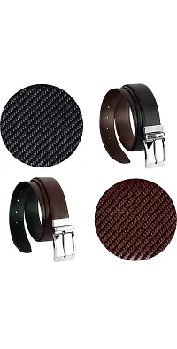 Stylish Fancy Faux Leather Solid Belts For Men-thumb1