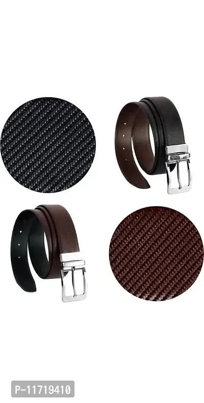 Stylish Fancy Faux Leather Solid Belts For Men-thumb2