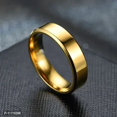 Alluring Golden Stainless Steel   Rings For Men