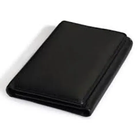 Designer Faux Leather Textured Three Fold Wallets For Men