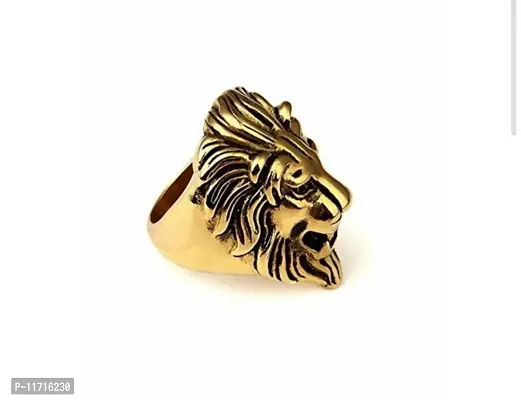 Alluring Golden Stainless Steel   Rings For Men