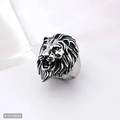 Alluring Silver Stainless Steel   Rings For Men