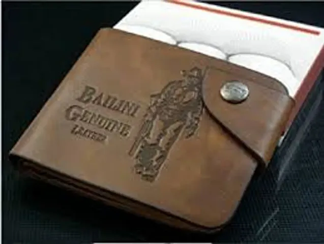 Stylish Artificial Leather Solid Wallet For Men