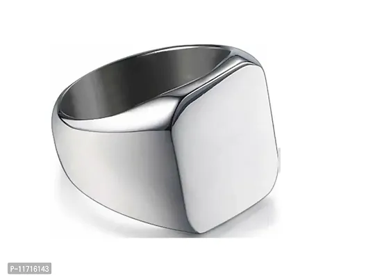 Alluring Silver Stainless Steel   Rings For Men-thumb2