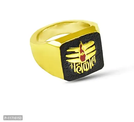 Alluring Golden Stainless Steel   Rings For Men-thumb2