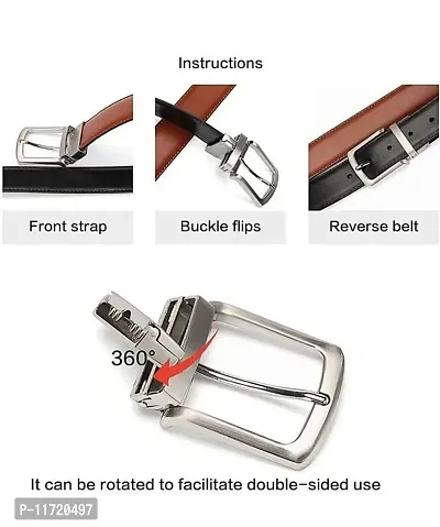 Stylish Fancy Faux Leather Solid Belts For Men-thumb2