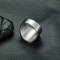 Alluring Silver Stainless Steel   Rings For Men-thumb1