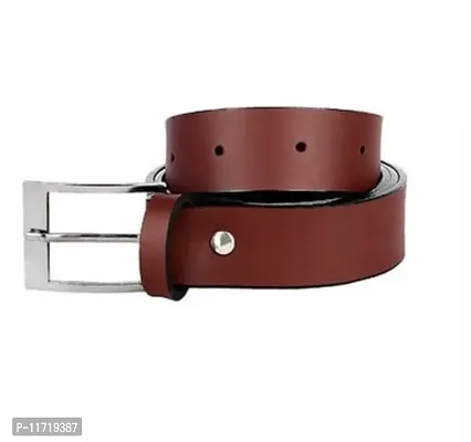 Stylish Fancy Faux Leather Solid Belts For Men