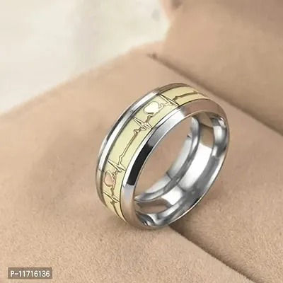 Alluring Silver Stainless Steel   Rings For Men