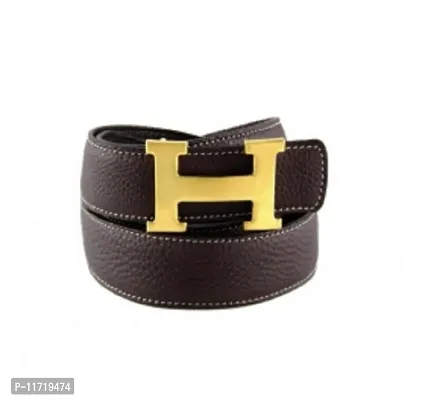 Stylish Fancy Faux Leather Solid Belts For Men-thumb0