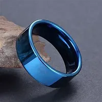 Alluring Blue Stainless Steel   Rings For Men-thumb2