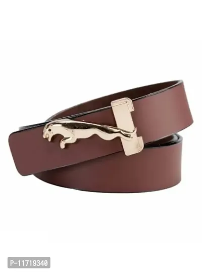 Stylish Fancy Faux Leather Solid Belts For Men-thumb0