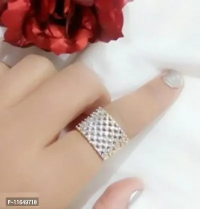 Stunning   Stylish Cubic Zircon Ring for Women   Girls-thumb0