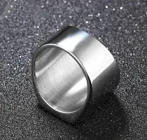 Alluring Silver Stainless Steel   Rings For Men-thumb1