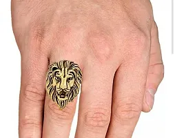 Alluring Golden Stainless Steel   Rings For Men-thumb1