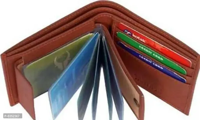 Mens Self Design Two Fold Wallet
