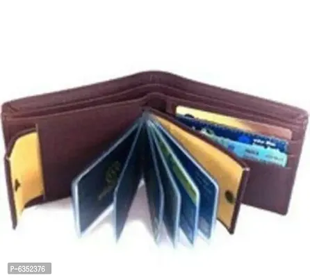 Mens Self Design Two Fold Wallet