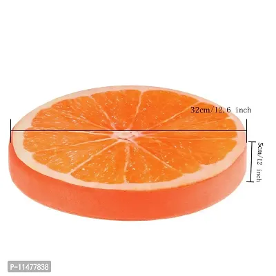 Grapits Creative 3D Printed Orange Fruit Pillow Round (1 PCS)-thumb3