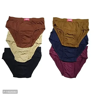 Men's Inner Wear Cotton Brief for Boys Underwear (Multicolor)-thumb0