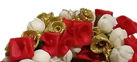 Women/Bridal Hair Bun/Gajra/Veni Flower For Hair Decoration(Multicolor, Pack of 2)-thumb3