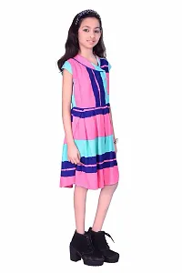 ShopperTree Multicoloured Rayon Dress-thumb3