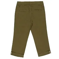 ShopperTree Cotton  Linen Khaki Colour Full Length Trouser for Boys-thumb1