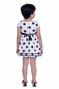 Black Polka Printed Dress-thumb3