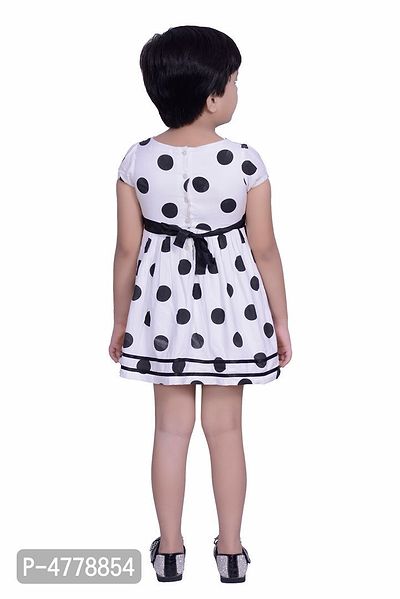 Black Polka Printed Dress-thumb4