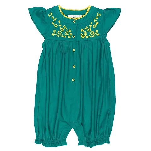 Emboidered romper for girl's