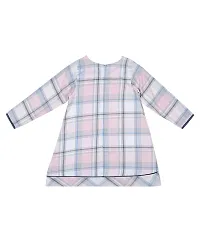 ShopperTree Checkered Multicolored Dress for Girl's-thumb1