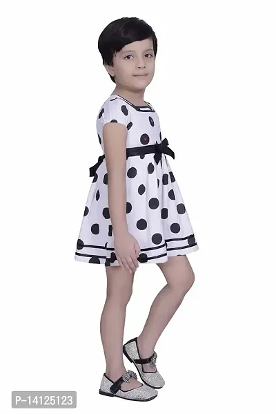 ShopperTree Black Polka Dot Dress-thumb3