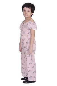 ShopperTree Peach Cotton Dobby Jumpsuit-thumb2