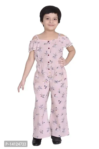 ShopperTree Peach Cotton Dobby Jumpsuit