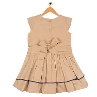 ShopperTree Brown Casual Dress for Girls's-thumb1