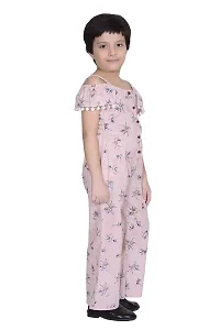 ShopperTree Peach Cotton Dobby Jumpsuit-thumb3