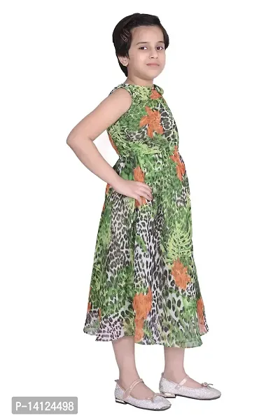 ShopperTree Light Green Long Dress-thumb4