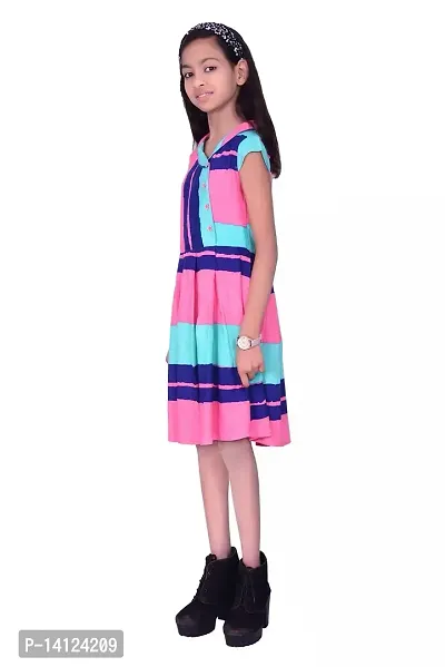ShopperTree Multicoloured Rayon Dress-thumb3