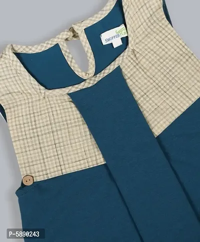 Teal color Dress for Girl's-thumb2
