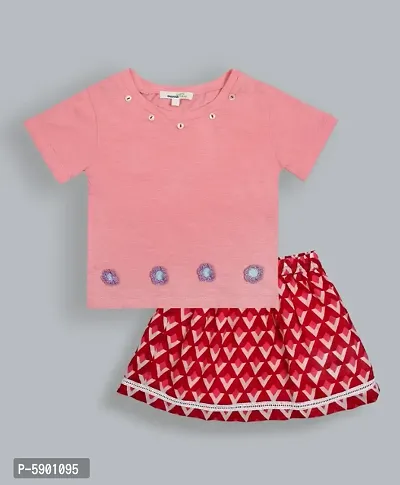 SHOPPERTREE MULTICOLOR CLOTHING SET FOR GIRL'S-thumb0