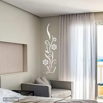 40 Pieces Removable Acrylic Mirror Setting Wall Sticker Mirror