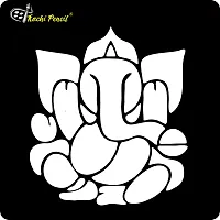 Kachi Pencil Ganesh Stencils for Art, Craft and Painting, Size 6x6 inch Reusable Stencil for Painting, Fabric, Glass, Wall Painting, and Craft Painting-thumb1