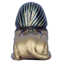 DEQUERA? gt; Sphinx Figurine Statue Colored Egyptian Style Sculpture Figurine Craft Furnishing for Home D?cor |Gift| Color - Texture Finish (Black  Gold)-thumb3