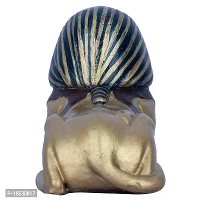 DEQUERA? gt; Sphinx Figurine Statue Colored Egyptian Style Sculpture Figurine Craft Furnishing for Home D?cor |Gift| Color - Texture Finish (Black  Gold)-thumb4